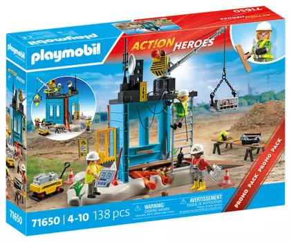 PLAYMOBIL Строительная площадка 71650