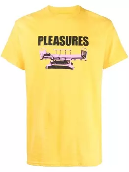 Pleasures футболка Bed, желтый