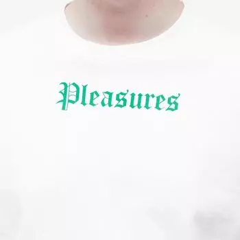 Pleasures Футболка Pub, белый