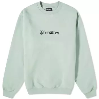 Pleasures Свитшот Crew Sweat, мятный