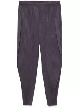 Pleats Please Issey Miyake брюки Lantern, синий