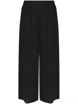 Pleats Please Issey Miyake брюки плиссе A-POC Form, черный
