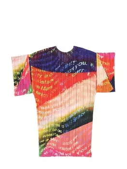 Pleats Please Issey Miyake футболка Вояджер, оранжевый