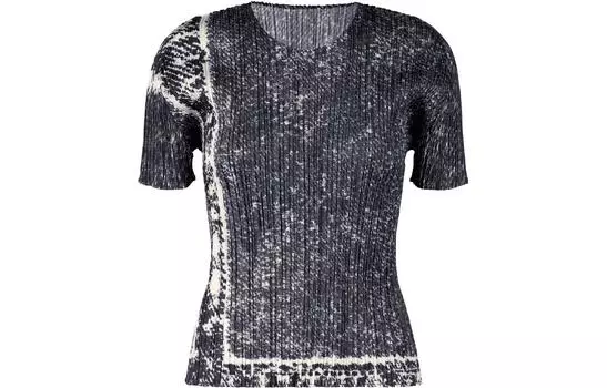 PLEATS PLEASE ISSEY MIYAKE Футболка женская индиго