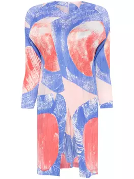 Pleats Please Issey Miyake пальто Backlight, синий