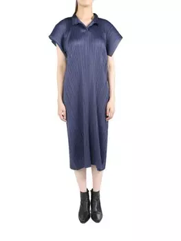 Pleats Please Issey Miyake платье августа, синий