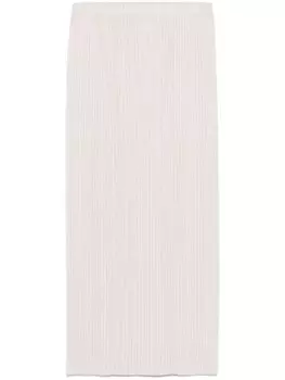 Pleats Please Issey Miyake плиссированная юбка миди, нейтральный