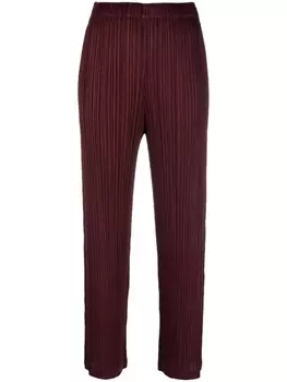 Pleats Please Issey Miyake плиссированные брюки Monthly Colors October, фиолетовый