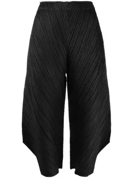 Pleats Please Issey Miyake плиссированные брюки Thicker Bottoms 1, черный