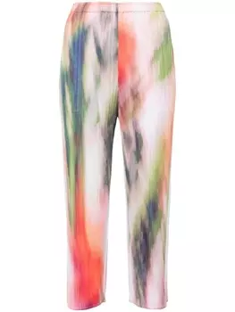Pleats Please Issey Miyake плиссированные брюки Turnip & Spinach, разноцветный
