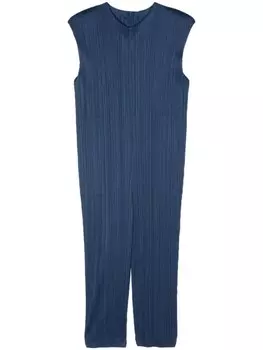 Pleats Please Issey Miyake плиссированный комбинезон Monthly Colours January, синий