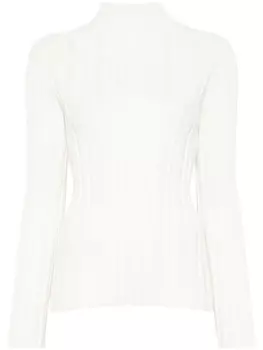 Pleats Please Issey Miyake плиссированный топ, белый