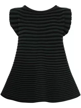 Pleats Please Issey Miyake плиссированный топ Bounce, зеленый