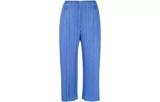 PLEATS PLEASE ISSEY MIYAKE Повседневные брюки женские синие