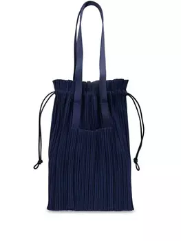 Pleats Please Issey Miyake сумка-тоут со складками, синий