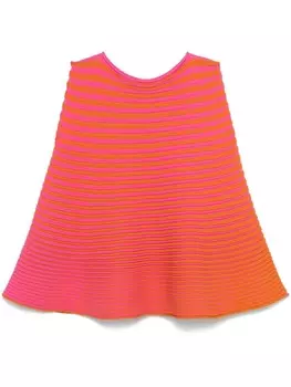 Pleats Please Issey Miyake трикотажный топ, розовый