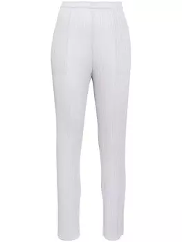 Pleats Please Issey Miyake узкие брюки July, серый