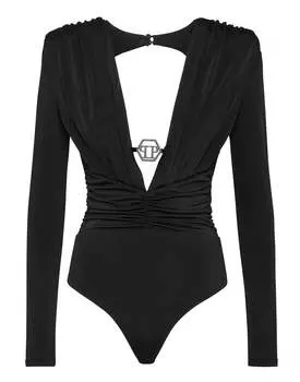 Плечевой комбинезон LS PHILIPP PLEIN, черный