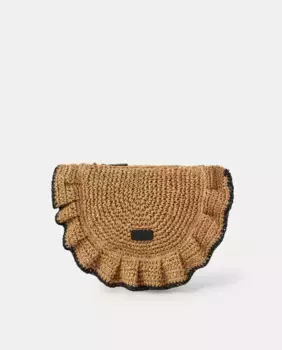 Плечевой ремень с рюшами Tintoretto, бежевый