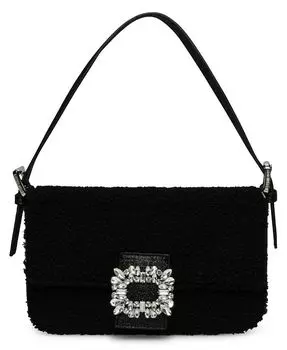 Плечо Stevett из искусственного шерпа Steve Madden, черный