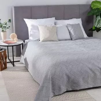 Плед 220х260см Dekoria, серый