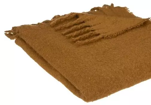 Плед Atmosphera Crateur d'intrieur KODI, 130x1x180 см цвет senfgelb