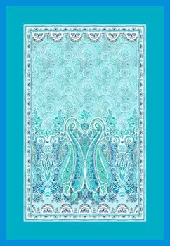 Плед Bassetti, 135x190 см, голубой