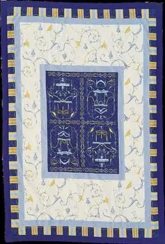 Плед Bassetti OPLONTIS цвет СИНИЙ В9Н 135х190 см