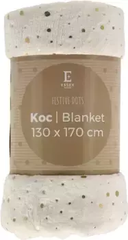 Плед BBK, бежевый