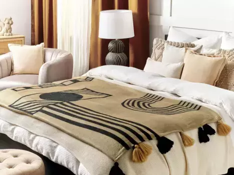 Плед Beliani, бежевый