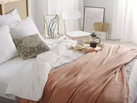 Плед Beliani, коричневый