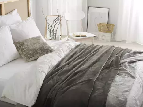 Плед Beliani, серый