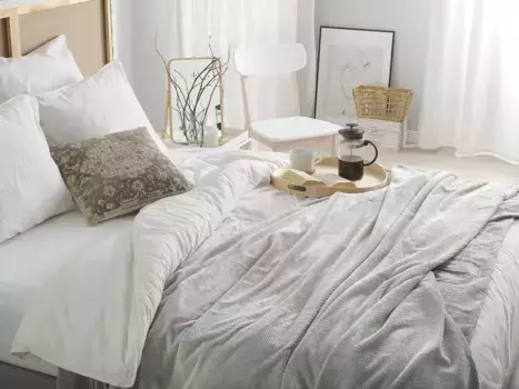 Плед Beliani, серый