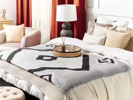 Плед Beliani, серый