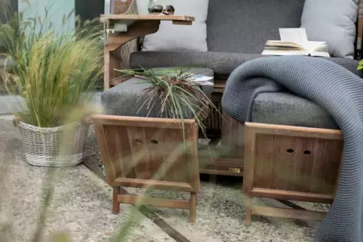 Плед Bene living, серый