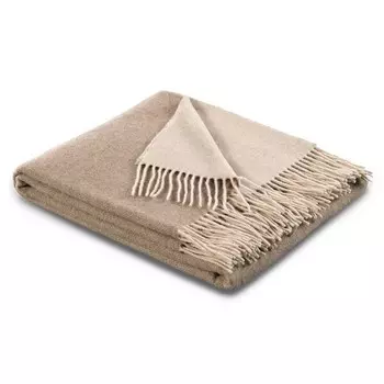 Плед Biederlack Cashmere I, 200 см цвет natur/sand