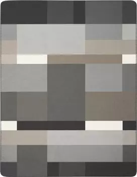 Плед Biederlack черный размер детали 180 х 220 Herrmann Biederlack