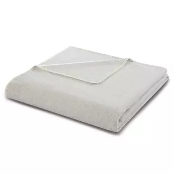 Плед Biederlack Recover, 200 см, светло-серый