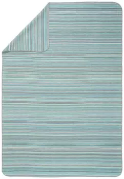 Плед Bio:Vio, 140x200 см, синий/серый