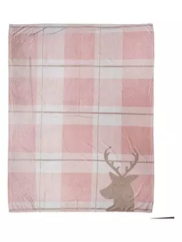 Плед Clayre & Eef, розовый