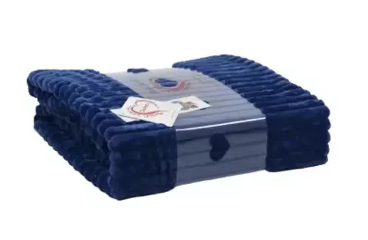 Плед Daunex Dune Fleece 130160, темно-синий