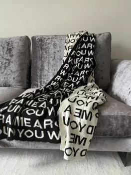 Плед Daunex Wrap Gheratex In Warm Cotton 125150, черный/белый