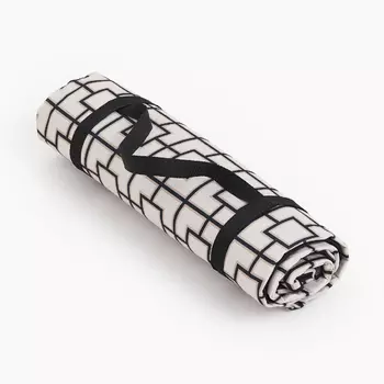 Плед для пикника H&M Home Patterned, белый/черный