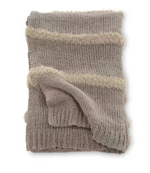 Плед ebuy24 Katleen, 130x1x170 см, серый