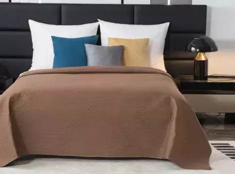 Плед FEBE, коричневый