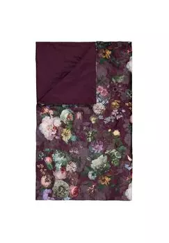 Плед Флер Essenza, burgundy