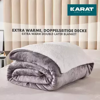 Плед Floordirekt, светло-серый