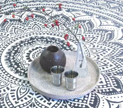 Плед Guru-Shop, белый