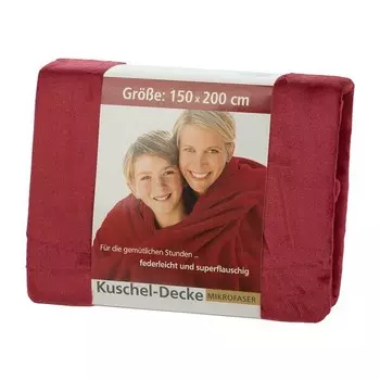 Плед Gzze Premium Memphis, 150 см, красный