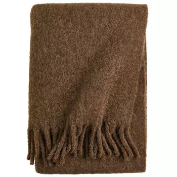 Плед H&M Home Wool-blend, коричневый